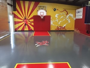 Commercial Flooring - Basketball Court