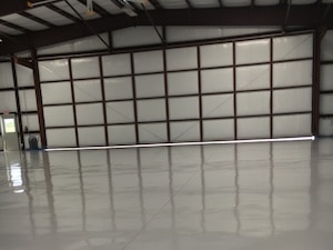 Lava Flow® Flooring System - Airplane Hangar