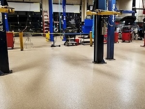 Roll on Rock® Flooring System - Industrial Space