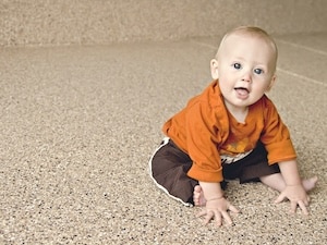 Roll on Rock® Flooring System